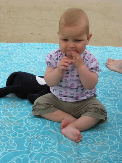 IEW!! Zand is niet lekker.