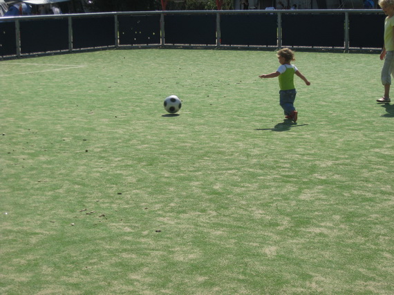 Een aanloop voor een prachtige penalty